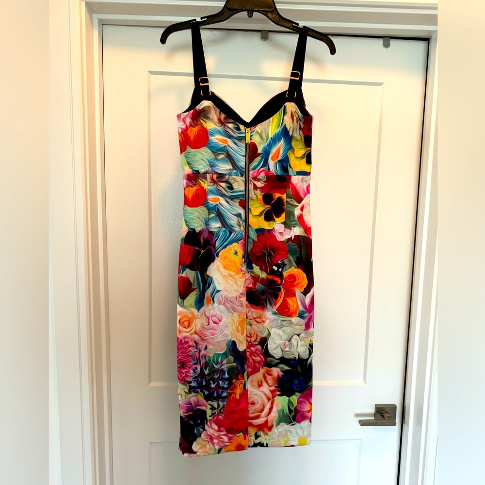 Ted Baker floral midi dress.